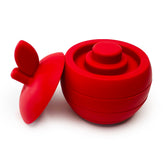 silicone fruit stacking toy for babies and toddlers